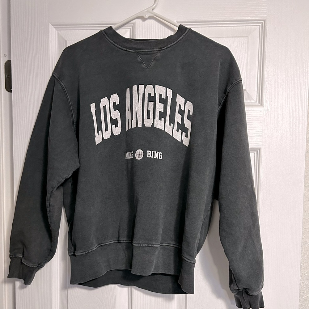 Washed and worn 1 time. Anine bing sweatshirt. Size large